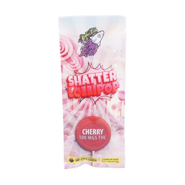 Buy Higher Fire Extracts – Shatter Lollipop – Cherry 100MG THC at MMJ Express Online Shop