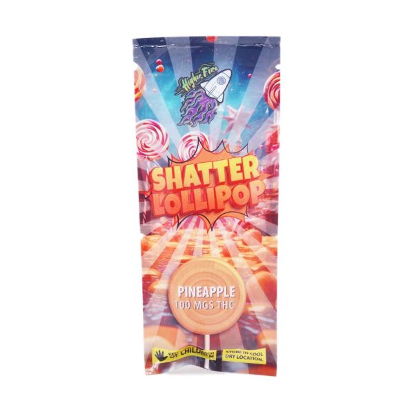 Buy Higher Fire Extracts – Shatter Lollipop – Pineapple 100MG THC at MMJ Express Online Shop