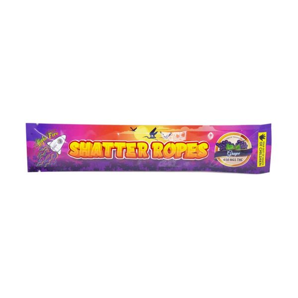 Buy Higher Fire Extracts – Shatter Ropes – Grape 650MG THC at MMJ Express Online Shop