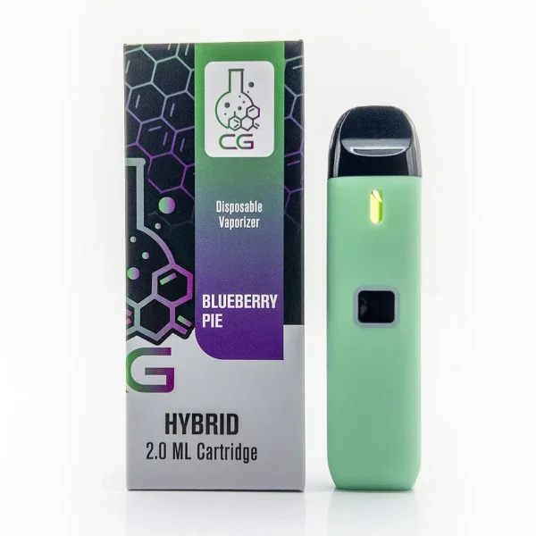 Buy CG Extracts Premium Concentrates Disposable Pen – Blueberry Pie 2ML (HYBRID) at MMJ Express Online Shop