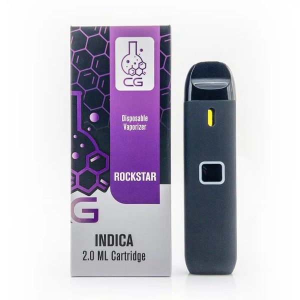 Buy CG Extracts Premium Concentrates Disposable Pen – Rockstar 2ML (INDICA) at MMJ Express Online Shop 