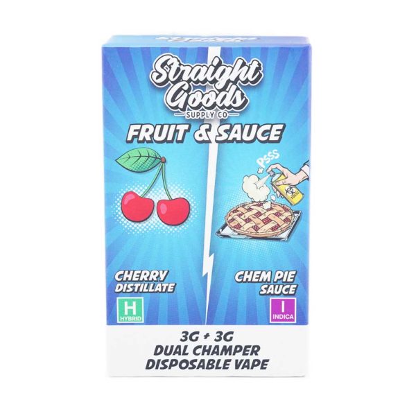 Buy Straight Goods – Dual Chamber Vape – Cherry + Chem Pie 6G at MMJ Express Online Shop