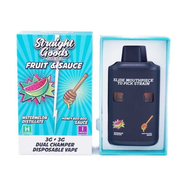 Buy Straight Goods – Dual Chamber Vape – Watermelon + Honey Boo Boo 6G at MMJ Express Online Shop