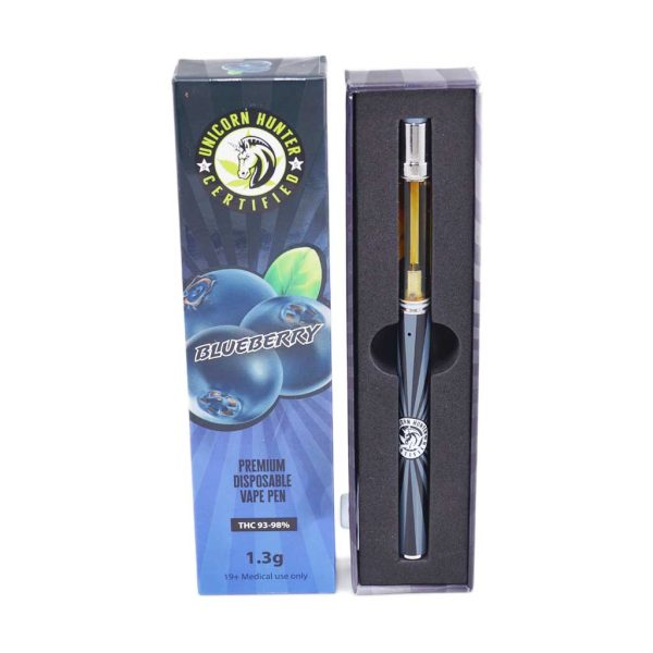 Buy Unicorn Hunter Concentrates – Blueberry HTFSE Disposable Pen at MMJ Express Online Shop