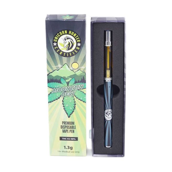 Buy Unicorn Hunter Concentrates – Mountain Dew HTFSE Disposable Pen at MMJ Express Online Shop