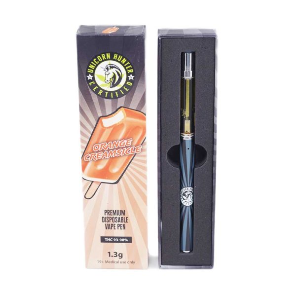 Buy Unicorn Hunter Concentrates – Orange Creamsicle HTFSE Disposable Pen at MMJ Express Online Shop