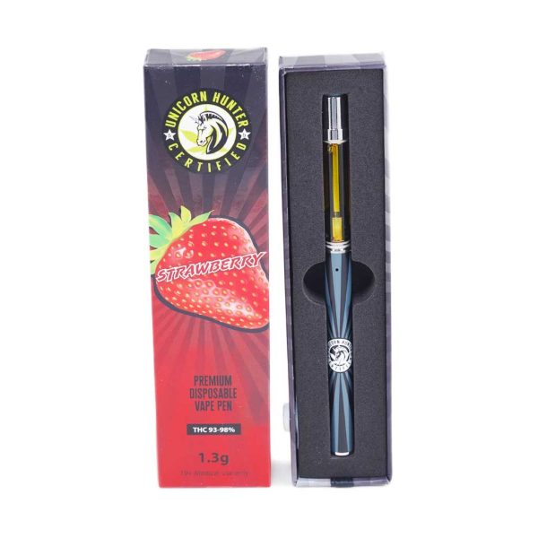 Buy Unicorn Hunter Concentrates – Strawberry HTFSE Disposable Pen at MMJ Express Online Shop
