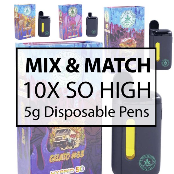 Buy So High Extracts - 5G Disposable Vape Pen Mix and Match : 10  at MMJ Express Online Shop