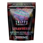 Buy Trippy Monkey – Strawberry Psilocybin Jellies 3000MG at MMJ Express Online Shop