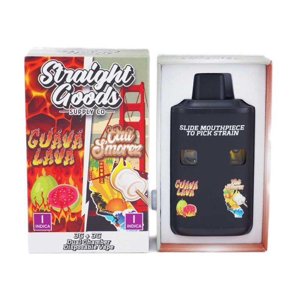 Buy Straight Goods – Dual Chamber Vape – Guava Lava + Cali Smorez 6G THC at MMJ Express Online Shop