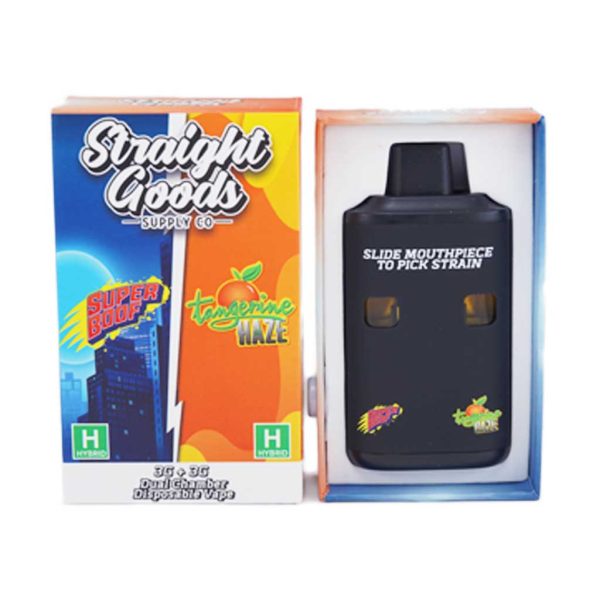 Buy Straight Goods – Dual Chamber Vape – Super Boof + Tangerine Haze 6G THC at MMJ Express Online Shop 
