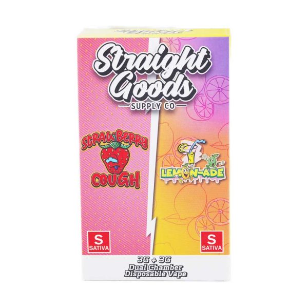 Buy Straight Goods – Dual Chamber Vape – Strawberry Cough + Lemonade 6G THC at MMJ Express Online Shop