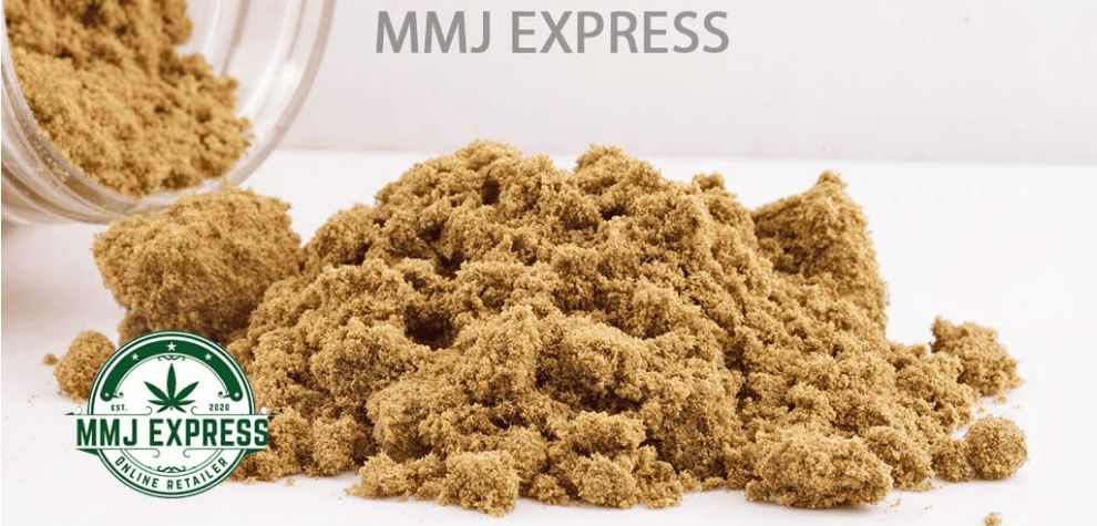 Kief is a cannabis concentrate prepared by collecting trichomes and pressing them to form a white powder. 