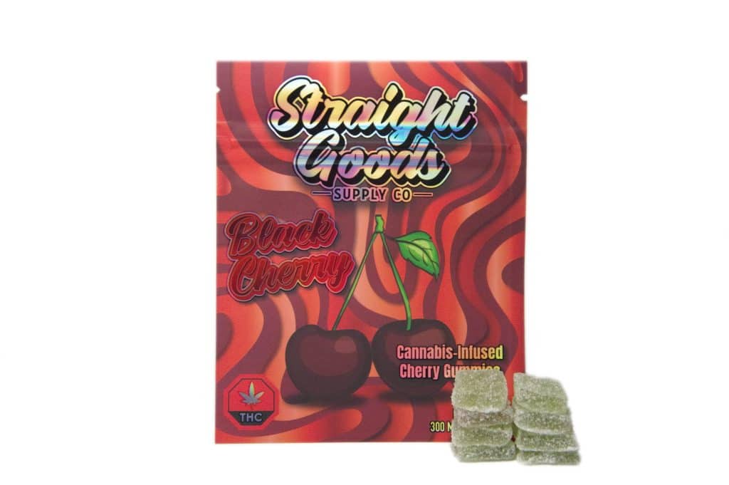 Buy Straight Goods Edibles – Black Cherry 300MG THCat MMJ Express Online Shop