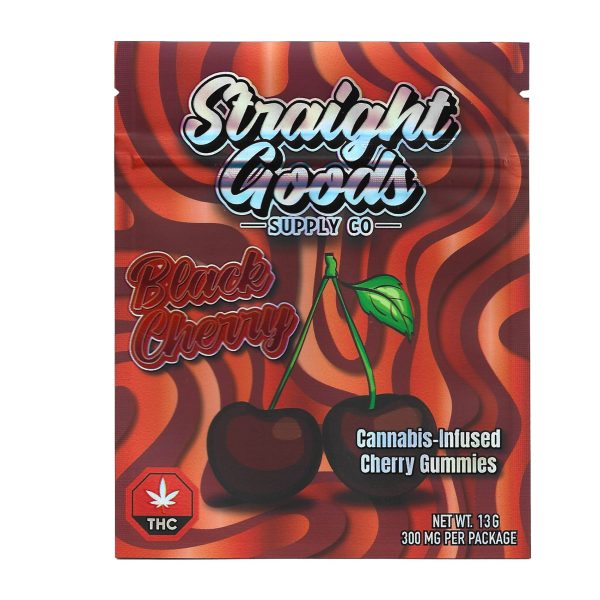 Buy Straight Goods Edibles – Black Cherry 300MG THCat MMJ Express Online Shop