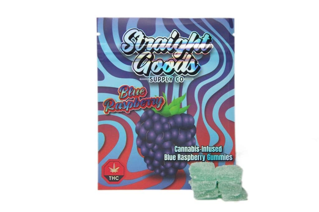 Buy Straight Goods Edibles – Blue Raspberry 300MG THC at MMJ Express Online Shop