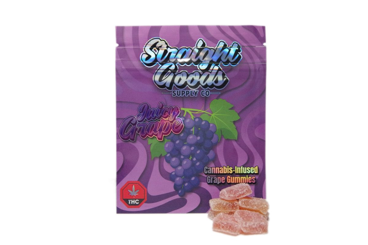 Buy Straight Goods Edibles – Juicy Grape 300MG THC at MMJ Express Online Shop