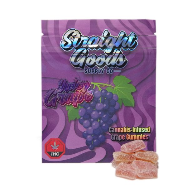 Buy Straight Goods Edibles – Juicy Grape 300MG THC at MMJ Express Online Shop