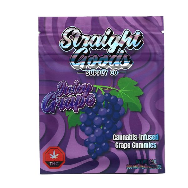 Buy Straight Goods Edibles – Juicy Grape 300MG THC at MMJ Express Online Shop