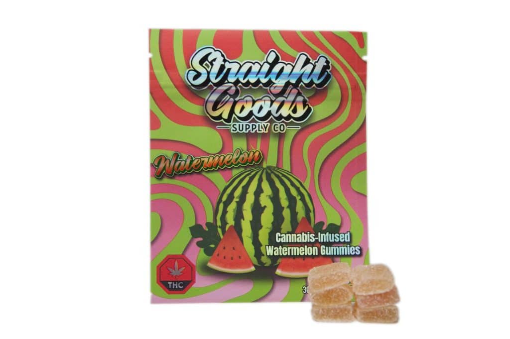 Buy Straight Goods Edibles – Watermelon 300MG THC at MMJ Express Online Shop