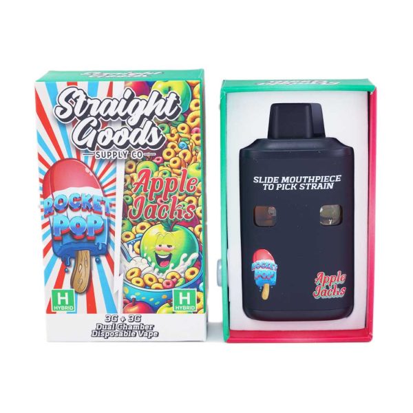 Buy Straight Goods – Dual Chamber Vape – Rocket Pop + Apple Jacks 6G THC at MMJ Express Online Shop