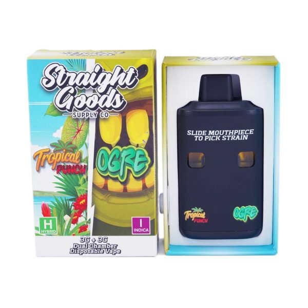 Buy Straight Goods – Dual Chamber Vape – Tropical Punch + Ogre 6G THC at MMJ Express Online Shop