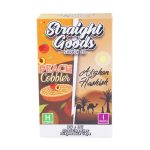 Buy Straight Goods – Dual Chamber Vape – Peach Cobbler + Afghani Hashis 6G THC at MMJ Express Online Shop