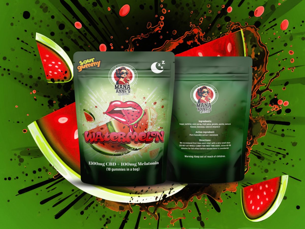 Buy Mama Anne’s Edibles – Watermelon Gummy – 1500MG CBD at MMJ Express Online Shop