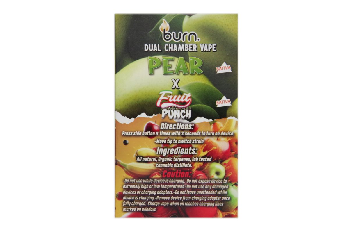 Buy Burn Extracts – Dual Chamber Disposable Vape – Pear + Fruit Punch 6G at MMJ Express Online Shop