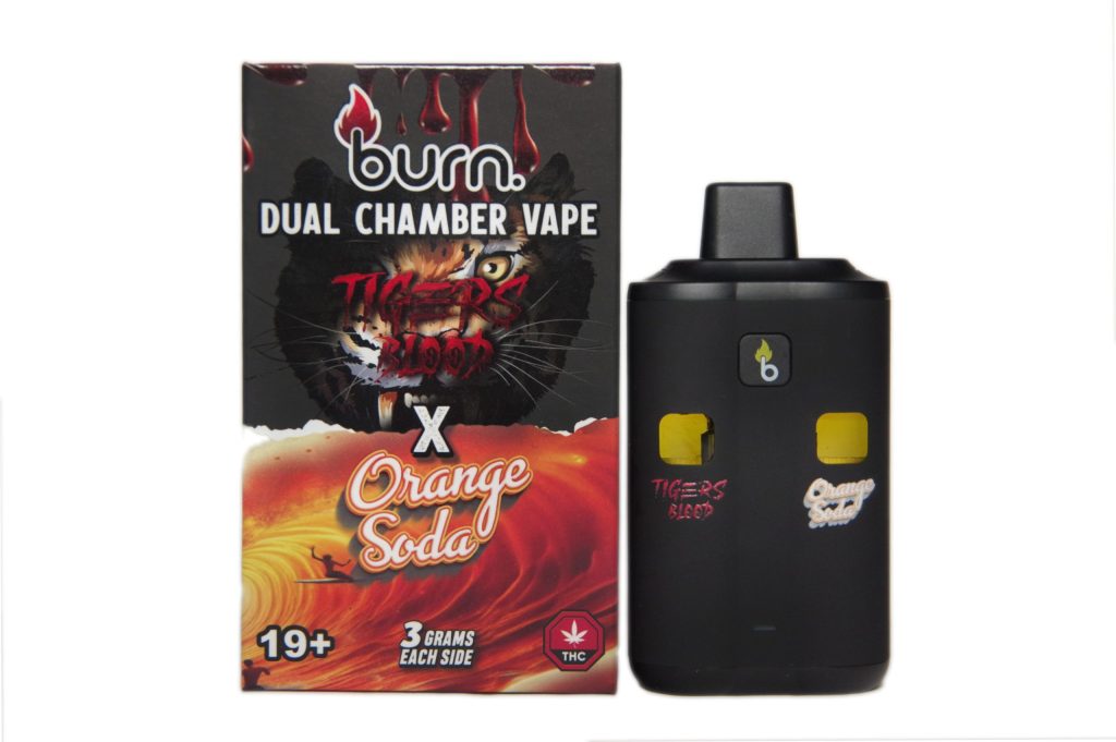 Buy Burn Extracts – Dual Chamber Disposable Vape – Tiger