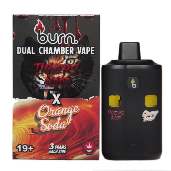 Buy Burn Extracts – Dual Chamber Disposable Vape – Tiger Blood + Orange Soda 6G at MMJ Express Online Shop