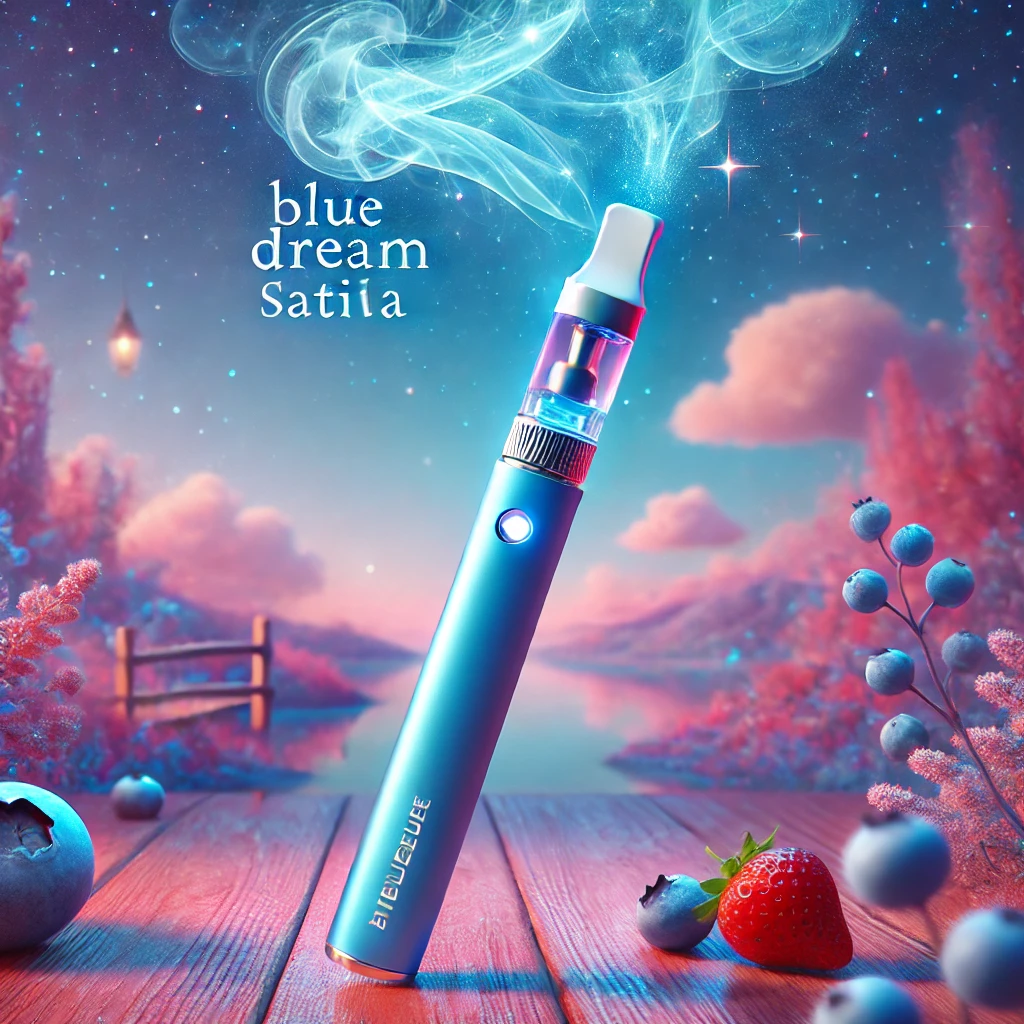 close-up picture of Blue Dream Sativa Vape Pen 