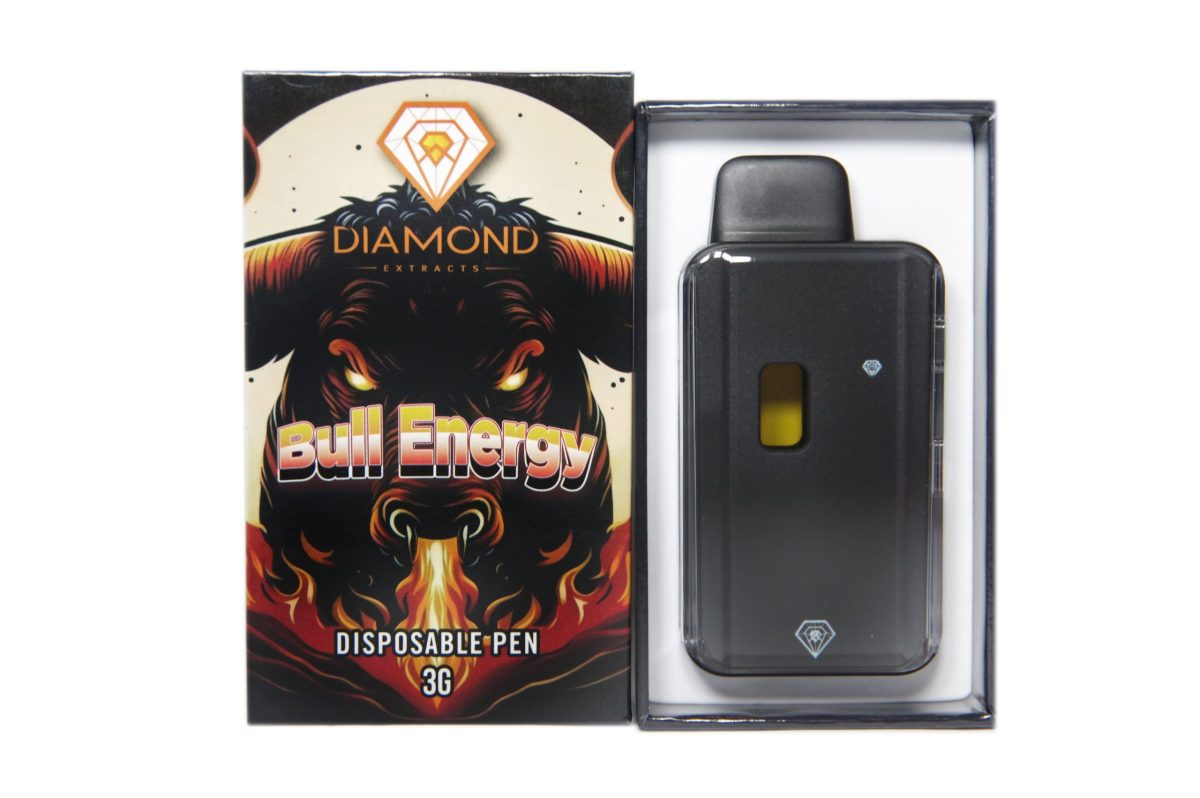 Buy Diamond Concentrates – Bull Energy Disposable Pen 3G (INDICA) at MMJ Express Online Shop