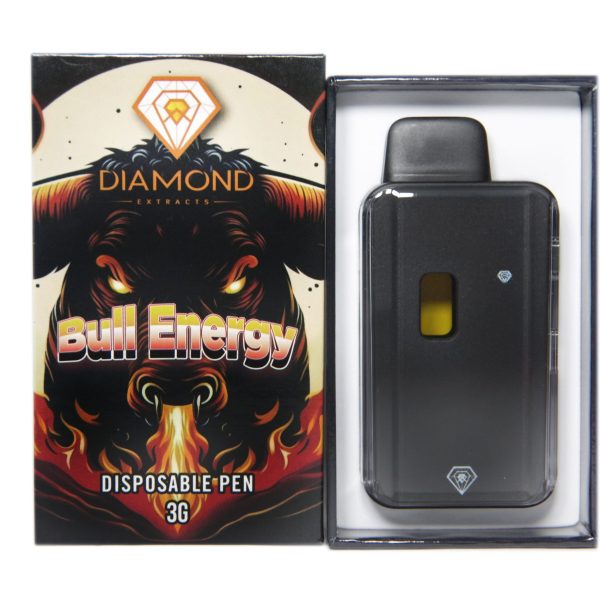 Buy Diamond Concentrates – Bull Energy Disposable Pen 3G (INDICA) at MMJ Express Online Shop