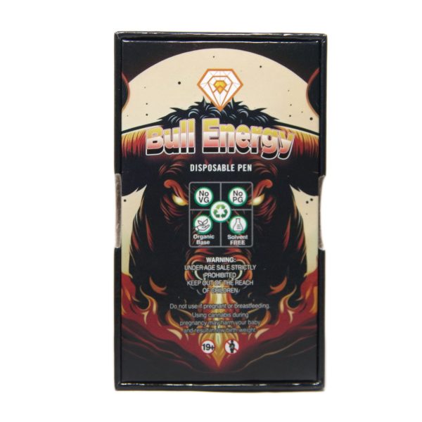 Buy Diamond Concentrates – Bull Energy Disposable Pen 3G (INDICA) at MMJ Express Online Shop