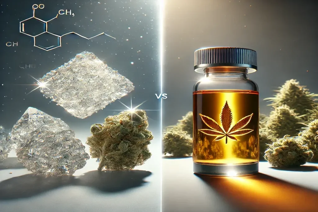 Diamonds vs Distillates Which Cannabis Extract Shines the Brightest