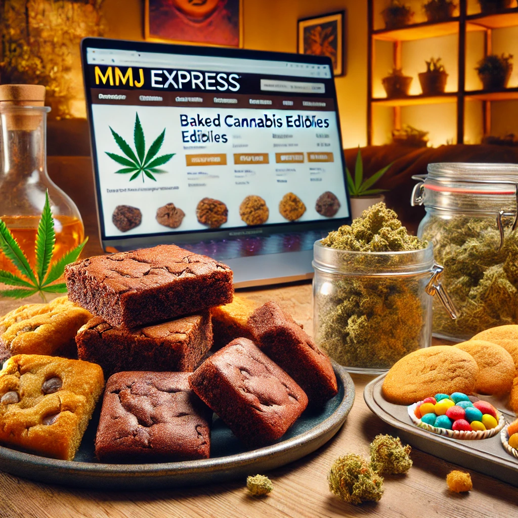 picture showing buying baked edibles online