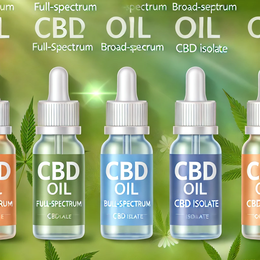 Types of CBD Oil Available in Canada