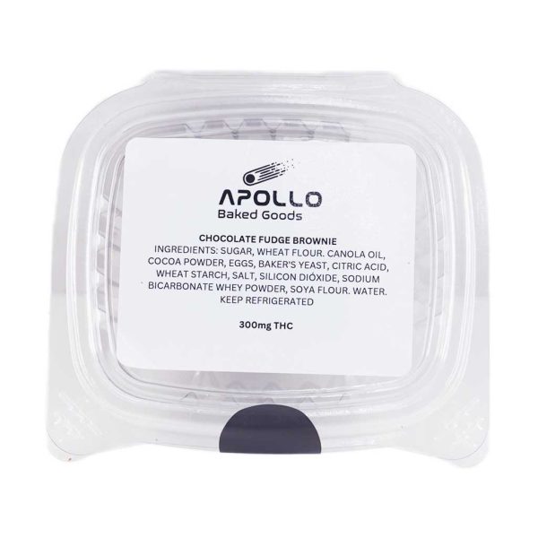 Buy Apollo Baked Goods - Chocolate Fudge Brownie - 300mg THC at MMJ Express Online Shop