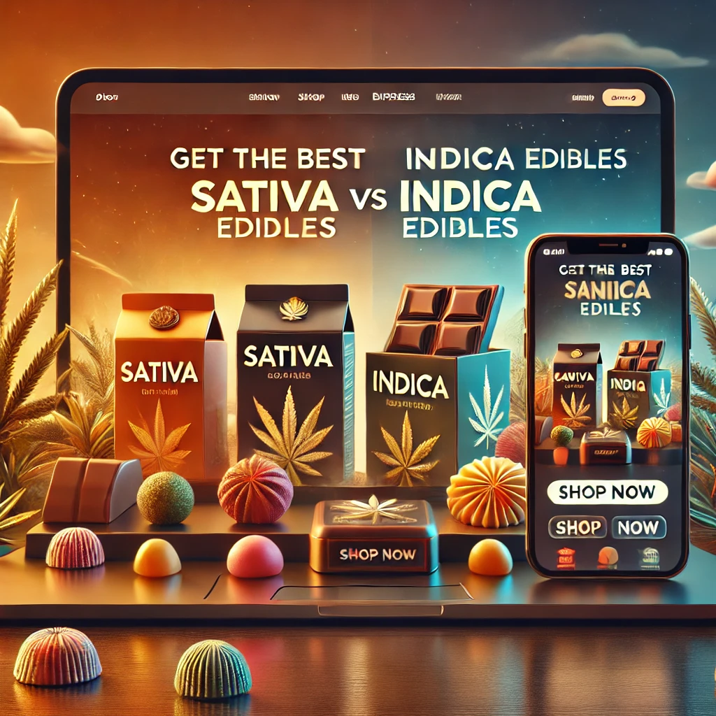 Get the Best Sativa vs Indica Edibles at MMJ Express