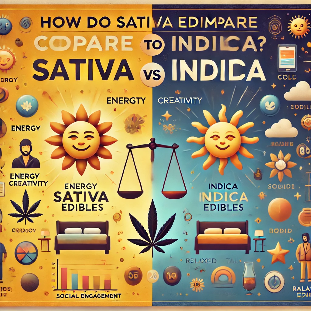 How Do Sativa Edibles Compare to Indica Edibles