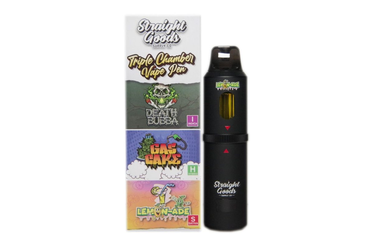 Buy Straight Goods - Triple Chamber Vape - Death Bubba + Gas Cake + Lemonade (3 Grams + 3 Grams + 3 Gram) at MMJ Express Online Shop