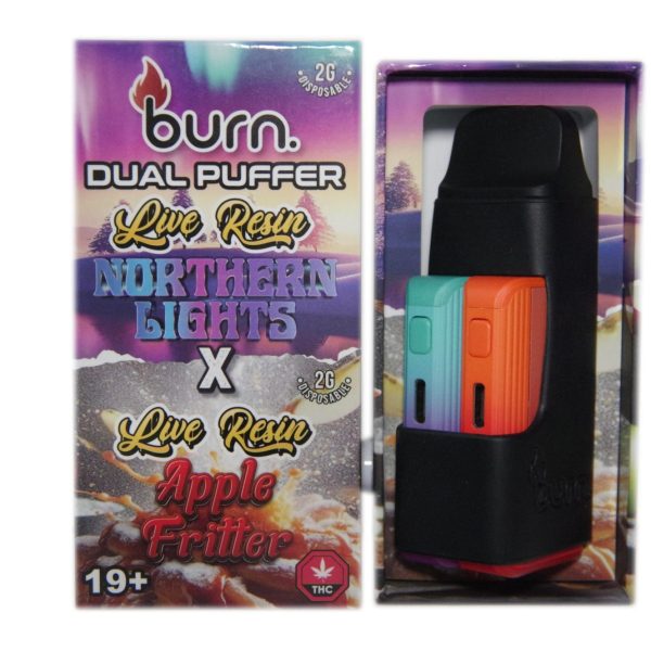 Buy Burn Extracts - Duel 2 Gram Puffer – Live Resin Northern Lights x Live Resin Apple Fritter (2 Grams + 2 Gram) at MMJ Express Online Shop