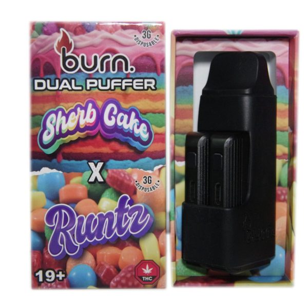 Buy Burn Extracts - Duel 3 Gram Puffer – Sherb Cake x Runtz (3 Grams + 3 Gram) at MMJ Express Online Shop