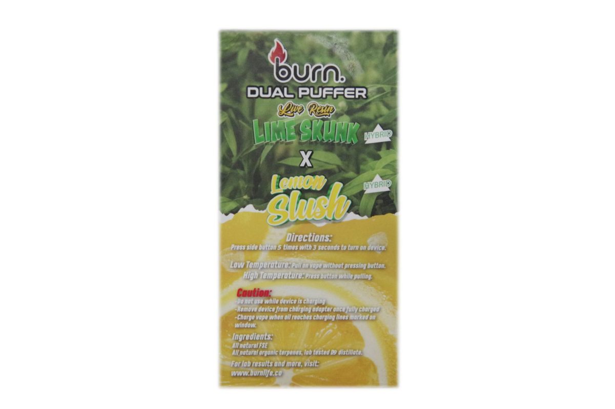 Buy Burn Extracts - Duel Puffer – Live Resin Lime Skunk x Lemon Slush (2 Grams + 3 Gram) at MMJ Express Online Shop