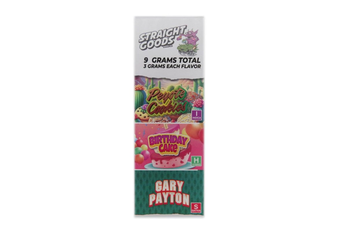 Buy Straight Goods - Triple Chamber Vape - Peyote Cookies + Birthday Cake + Gary Payton (3 Grams + 3 Grams + 3 Gram) at MMJ Express Online Shop