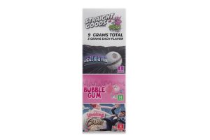 Buy Straight Goods - Triple Chamber Vape - Death Star + Bubble Gum + Wedding Cake (3 Grams + 3 Grams + 3 Gram) at MMJ Express Online Shop