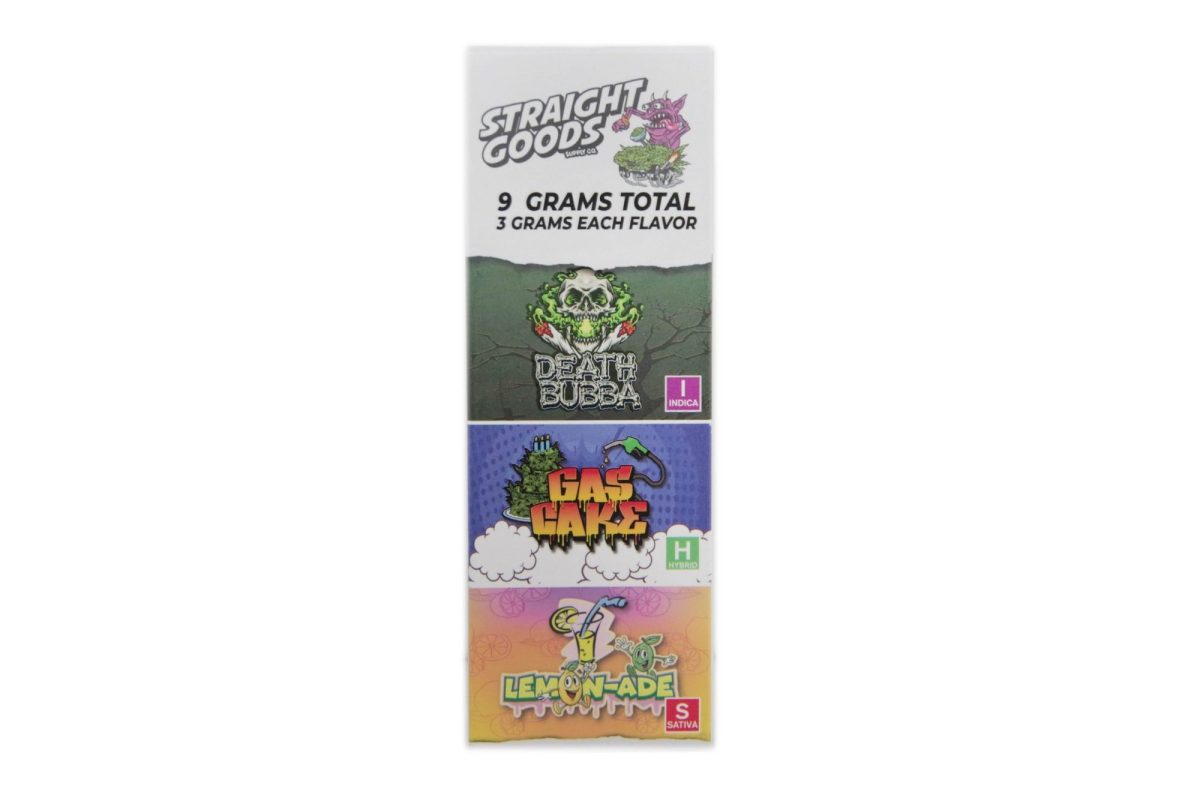 Buy Straight Goods - Triple Chamber Vape - Death Bubba + Gas Cake + Lemonade (3 Grams + 3 Grams + 3 Gram) at MMJ Express Online Shop