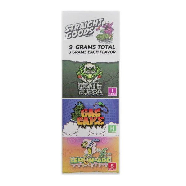 Buy Straight Goods - Triple Chamber Vape - Death Bubba + Gas Cake + Lemonade (3 Grams + 3 Grams + 3 Gram) at MMJ Express Online Shop