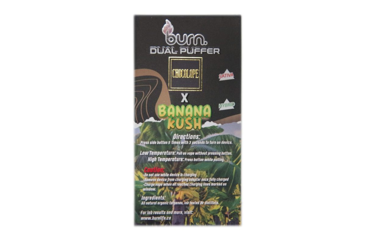 Buy Burn Extracts - Duel 3 Gram Puffer – Chocolope x Banana Kush (3 Grams + 3 Gram) at MMJ Express Online Shop